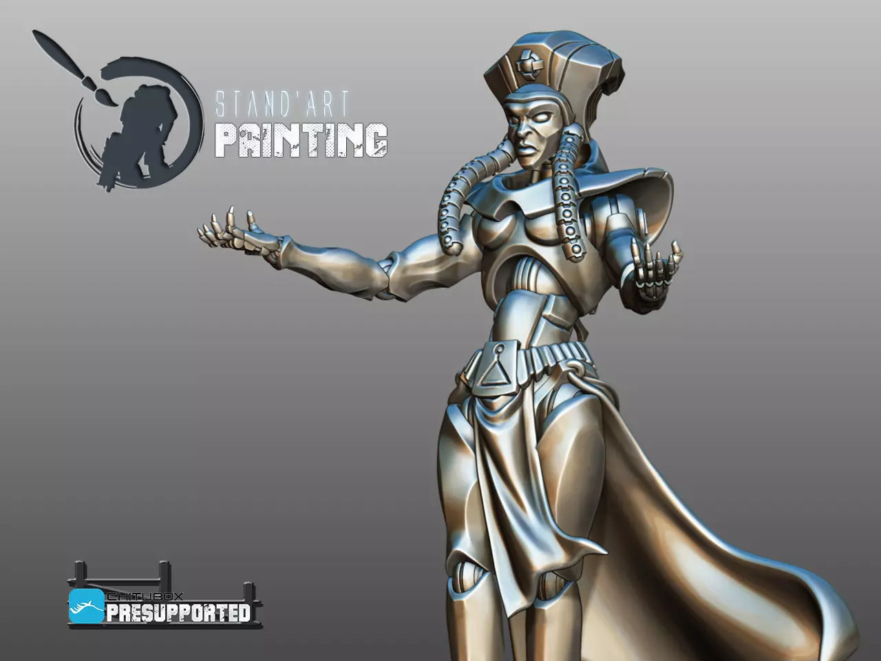 Ashanti the queen of behond 3D model_0