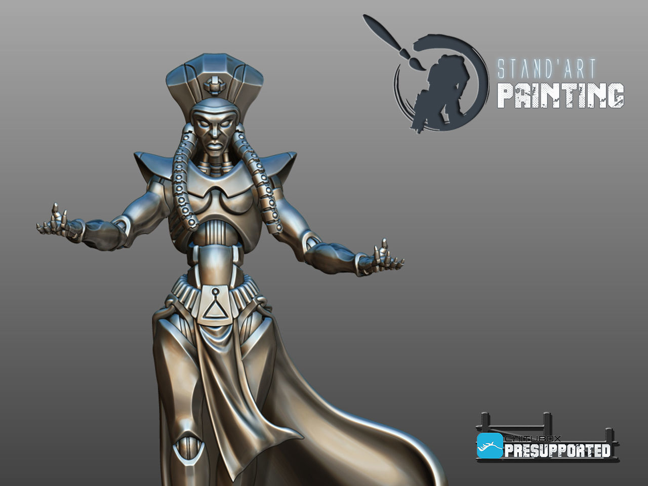 Ashanti the queen of behond 3D model_3