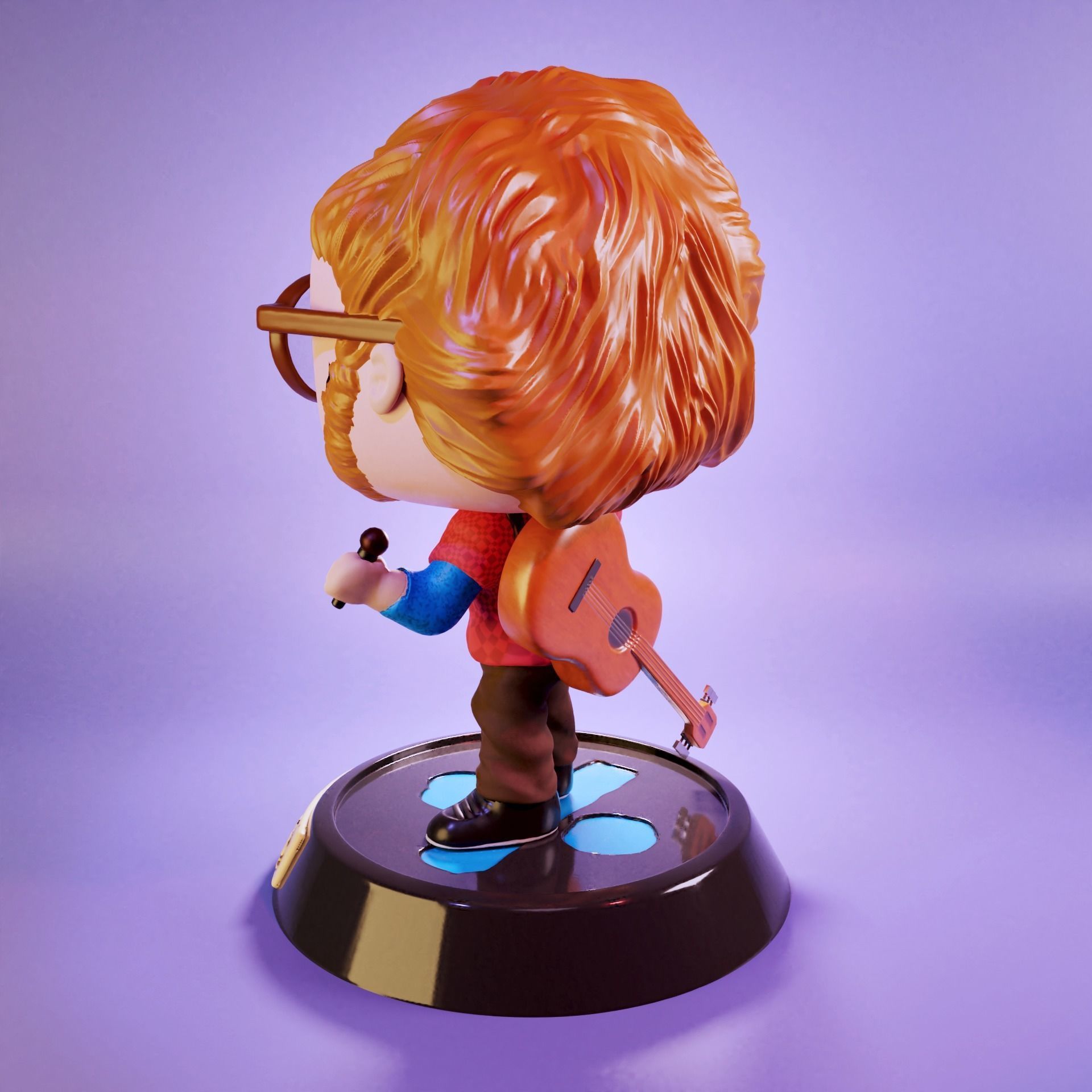 Ed sheeran funko 3D print model_4