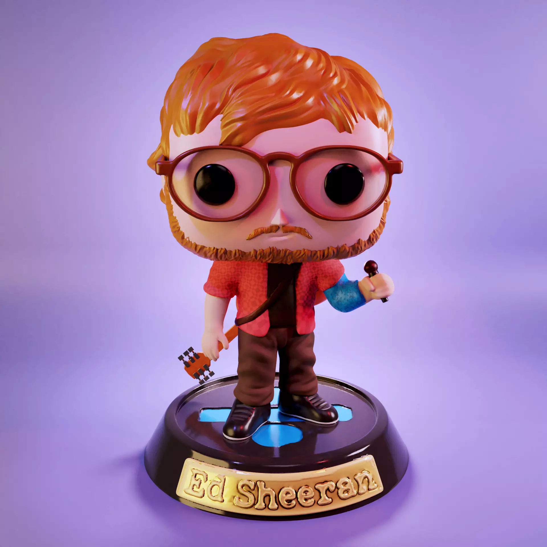Ed sheeran funko 3D print model_0