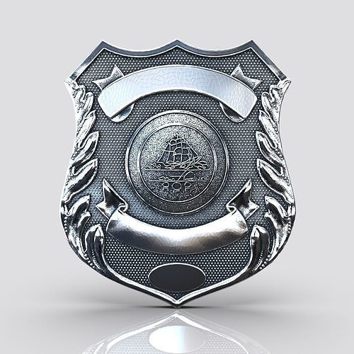 Norfolk Police Badge 3D print model