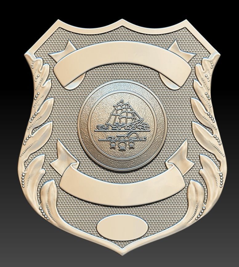 Norfolk Police Badge 3D print model_4