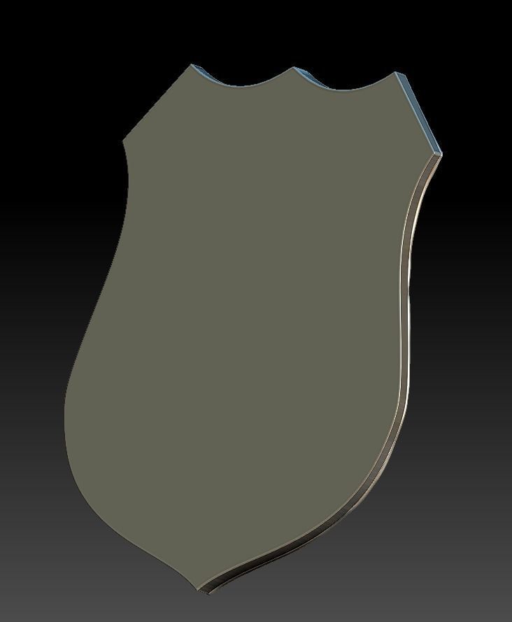 Norfolk Police Badge 3D print model_10
