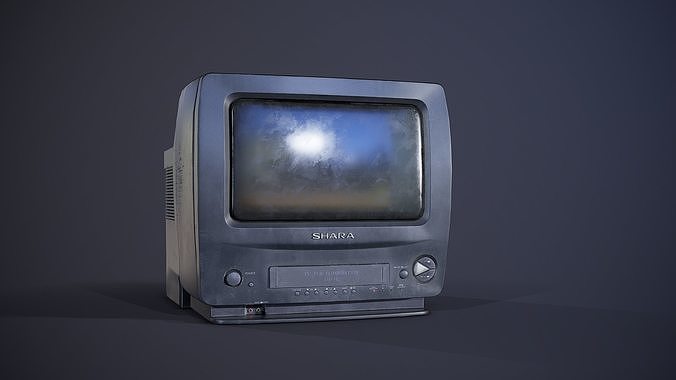 TV OLD - Television GameReady UE4-5  Unity Low-poly 3D model