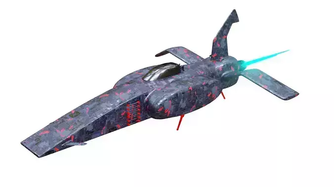 Sci Fi Spaceship 3D model
