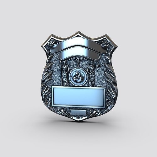 TROY badge 3D print model