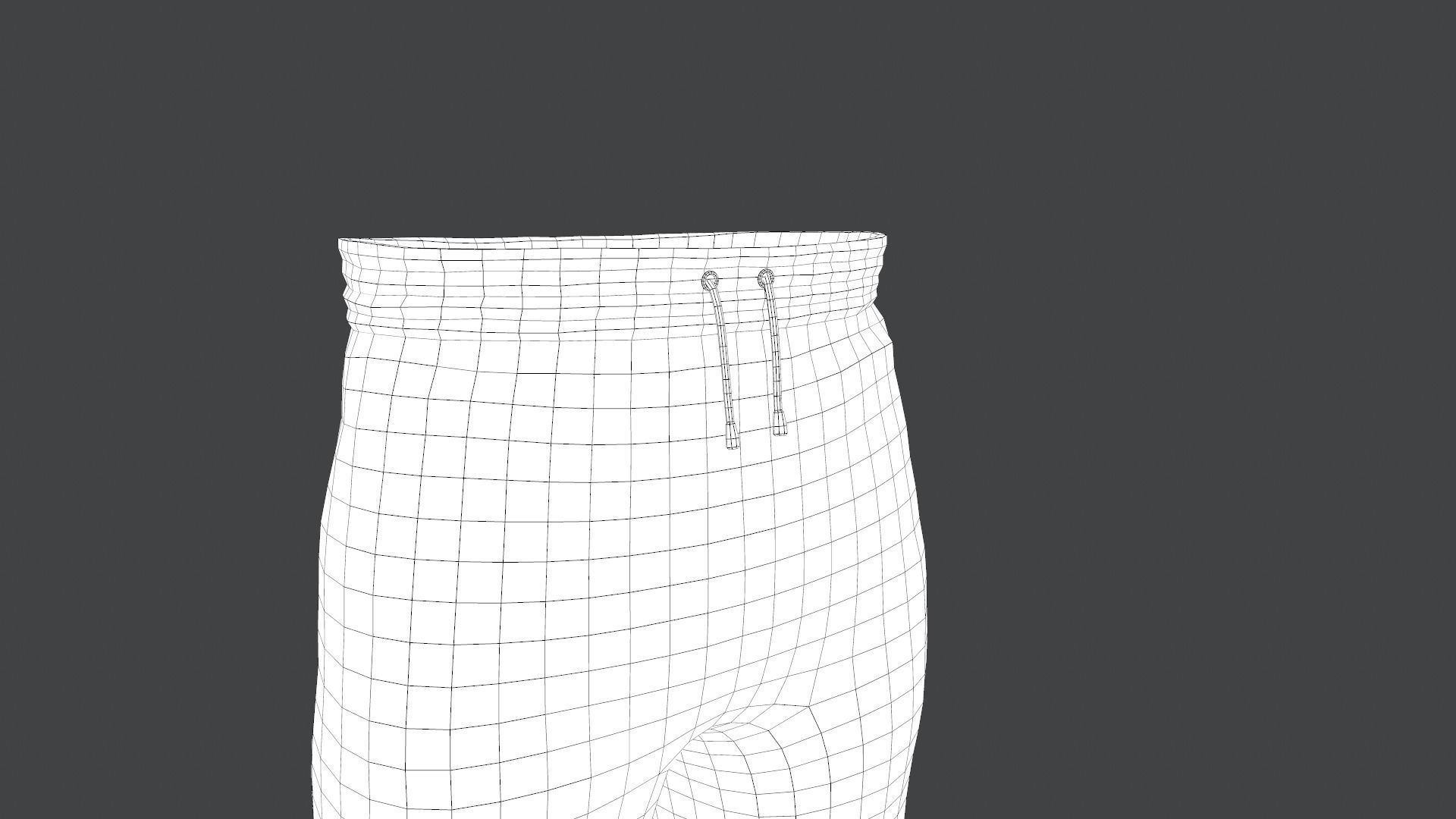 Brown Stonewashed Jogger Pants Low-poly 3D model_18