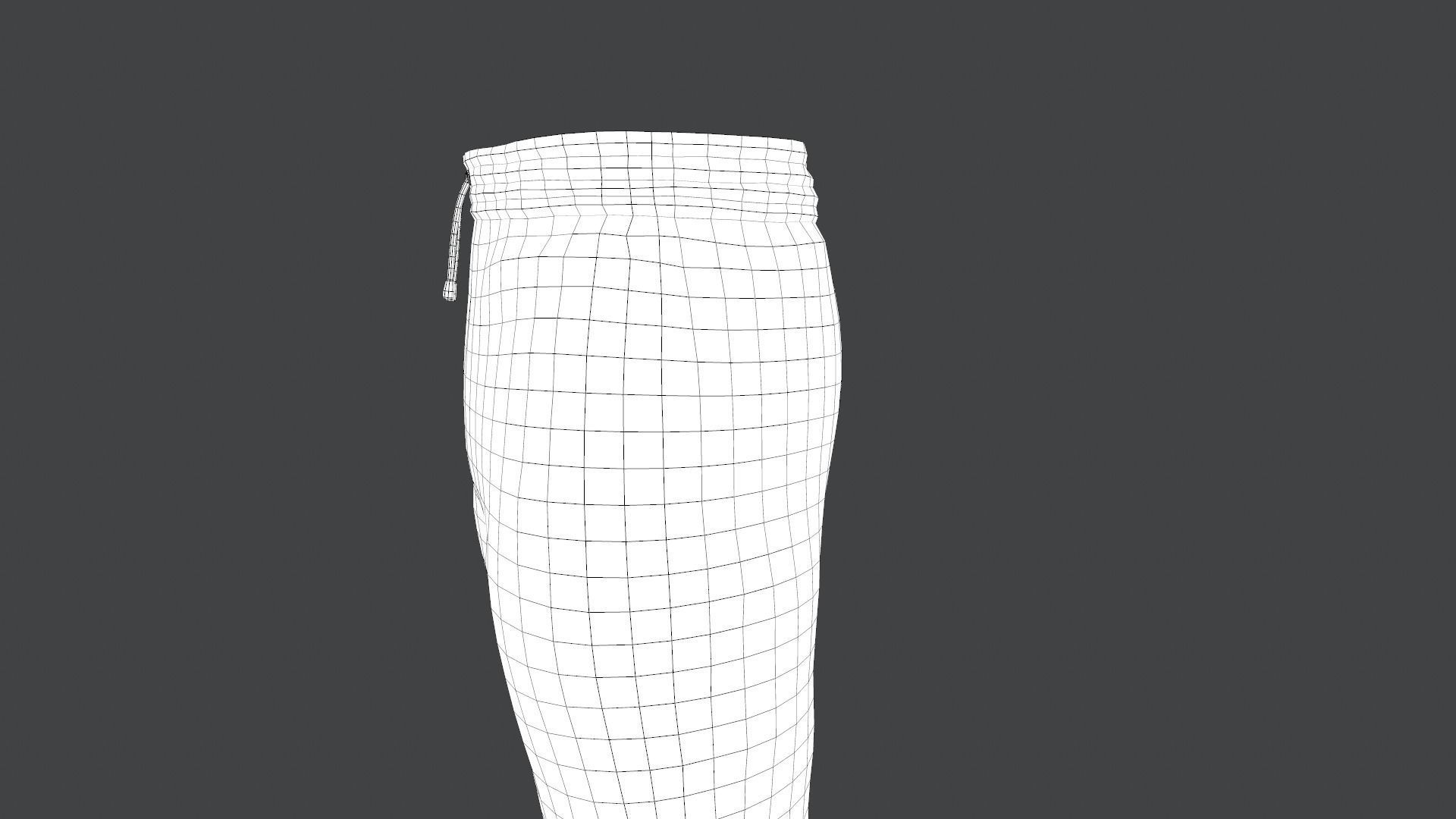 Brown Stonewashed Jogger Pants Low-poly 3D model_16