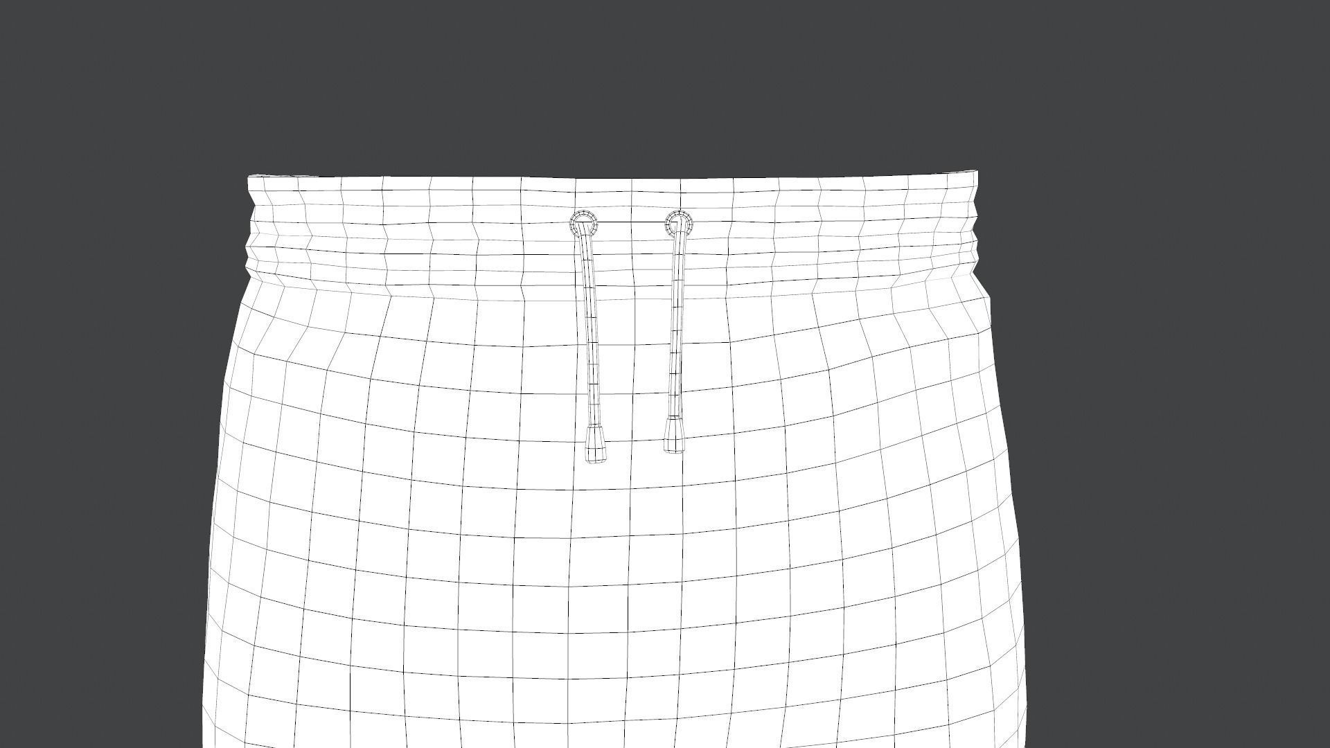 Brown Stonewashed Jogger Pants Low-poly 3D model_19