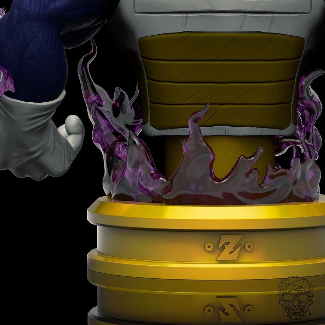 Vegeta Hakaishin Figure 3D print model_12