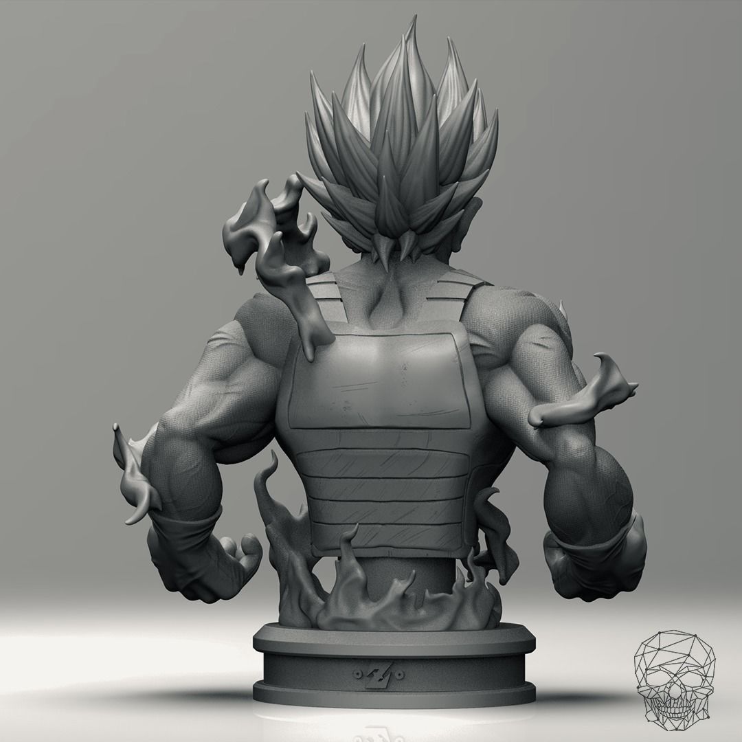 Vegeta Hakaishin Figure 3D print model_5