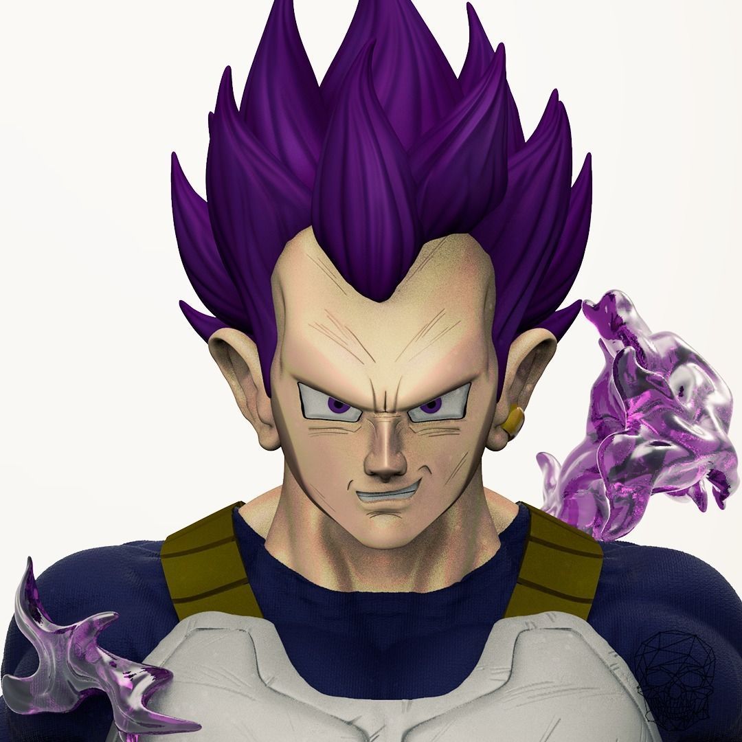 Vegeta Hakaishin Figure 3D print model_16