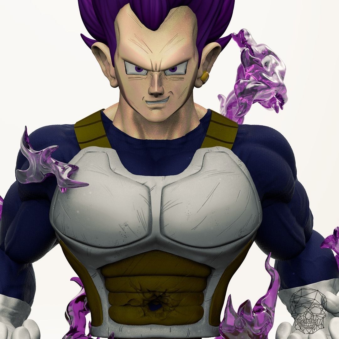 Vegeta Hakaishin Figure 3D print model_17