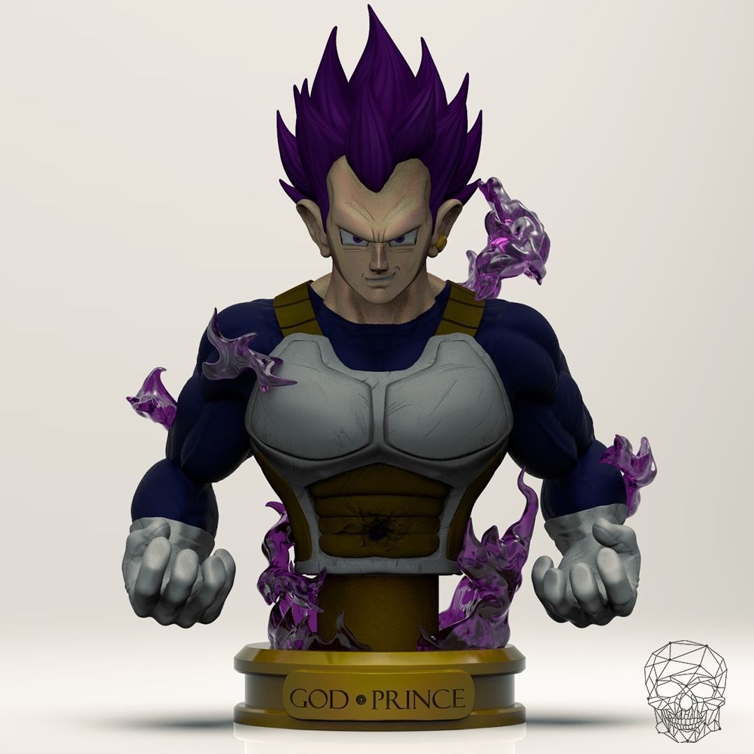 Vegeta Hakaishin Figure 3D print model_15