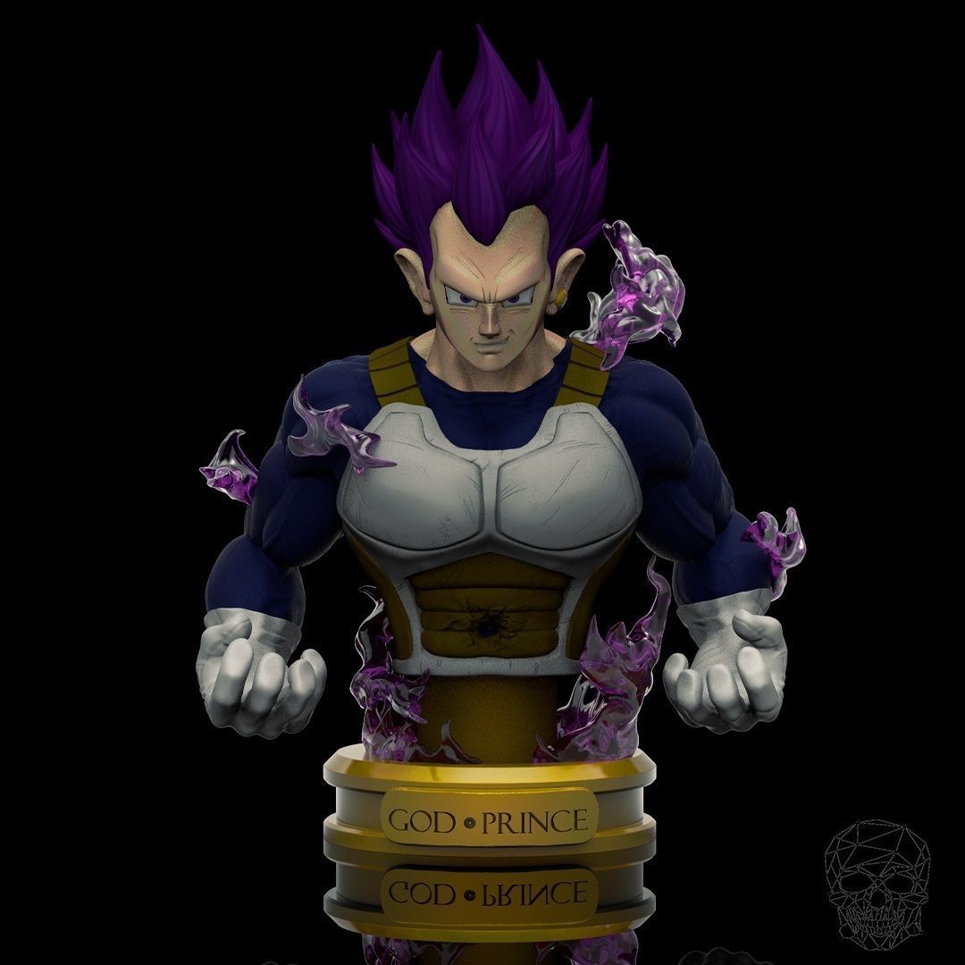 Vegeta Hakaishin Figure 3D print model_9