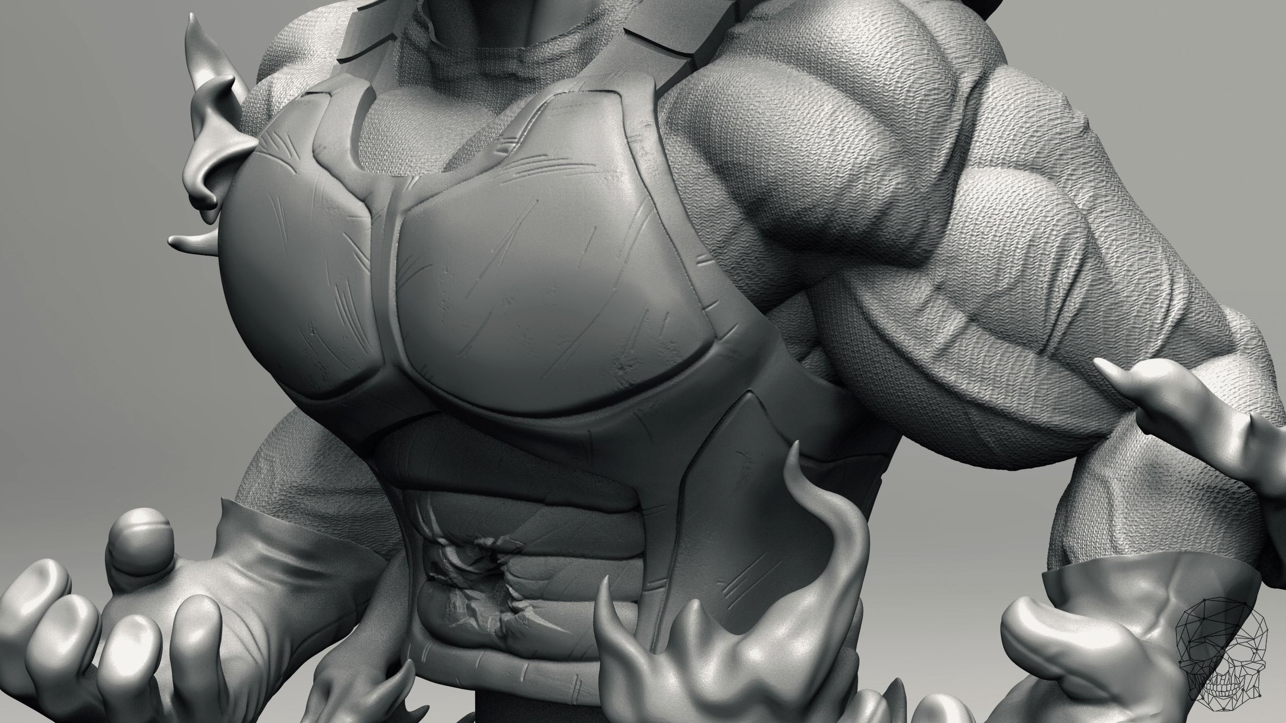 Vegeta Hakaishin Figure 3D print model_7