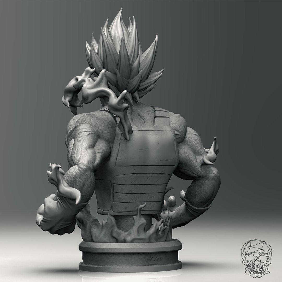 Vegeta Hakaishin Figure 3D print model_4