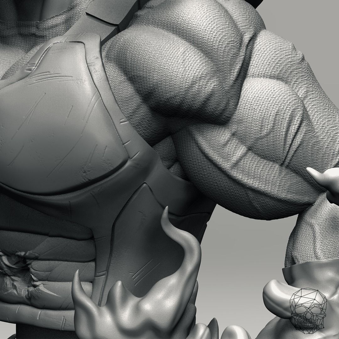 Vegeta Hakaishin Figure 3D print model_3