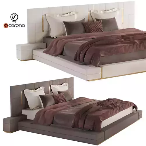 Touch and stainless steel bed 3D model