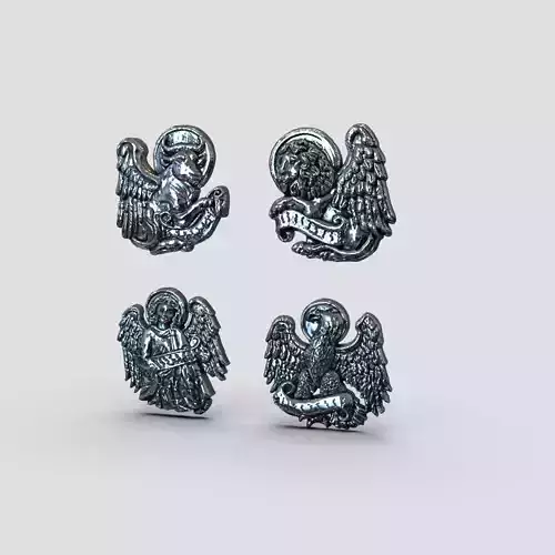  lion  bull  angel  phoenix