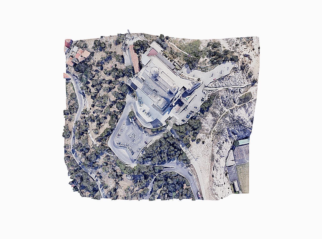 Notre Dame de la Garde Low-poly 3D model_9