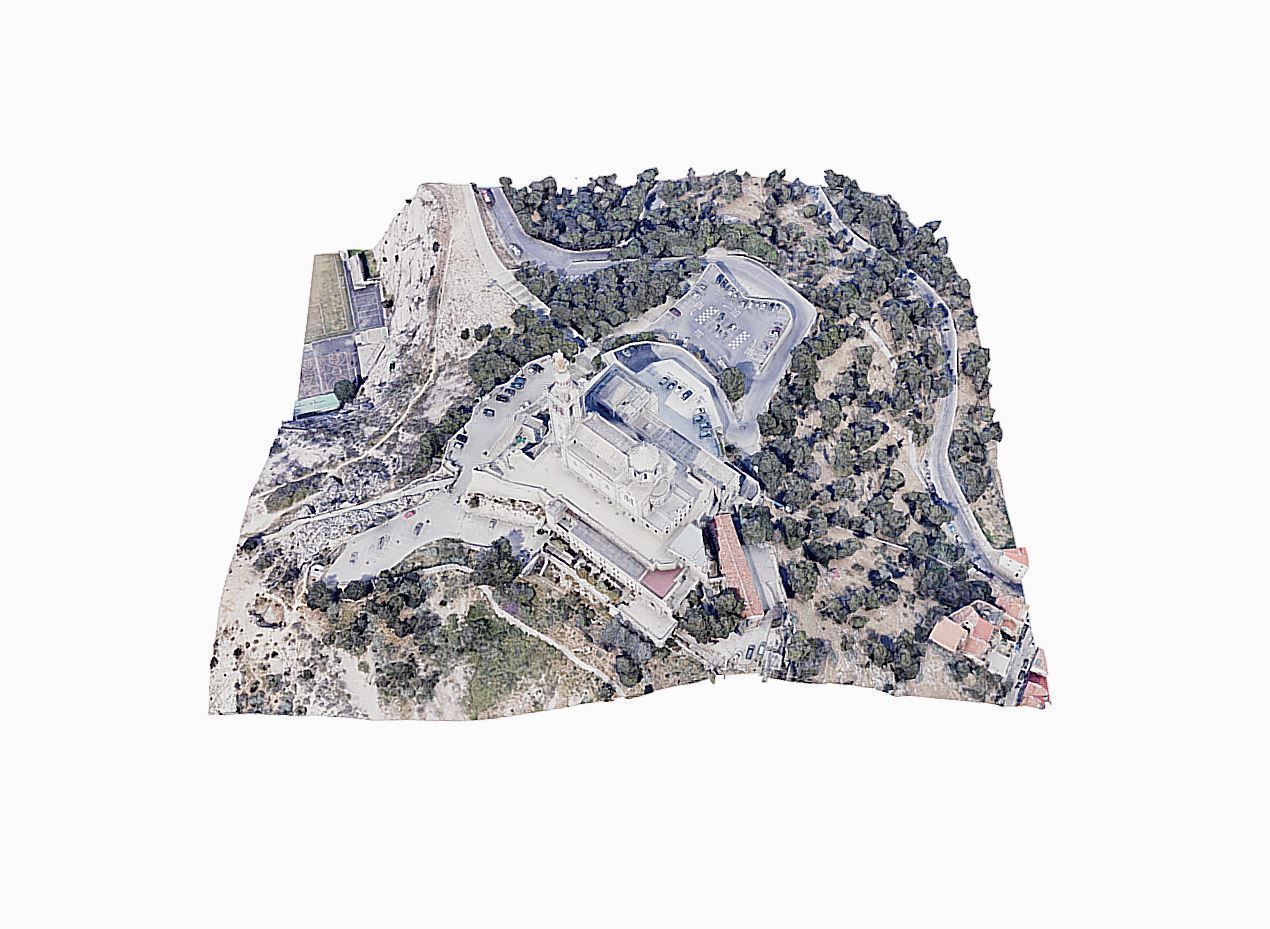 Notre Dame de la Garde Low-poly 3D model_8