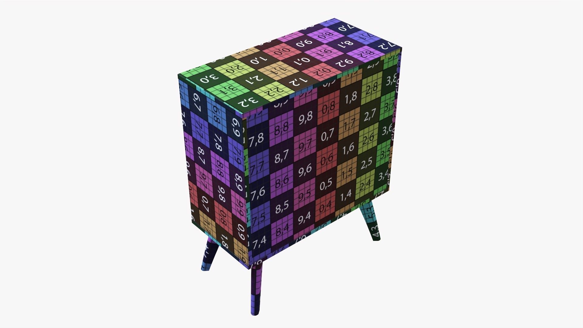 Chest of drawers 02 3D model_9