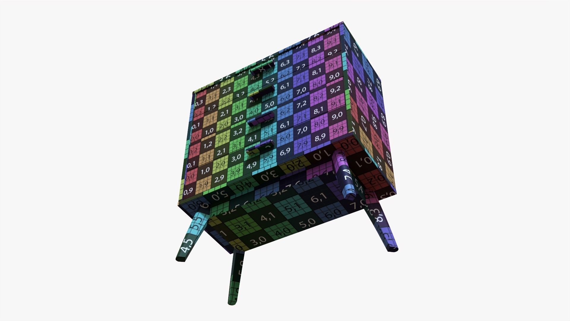 Chest of drawers 02 3D model_11