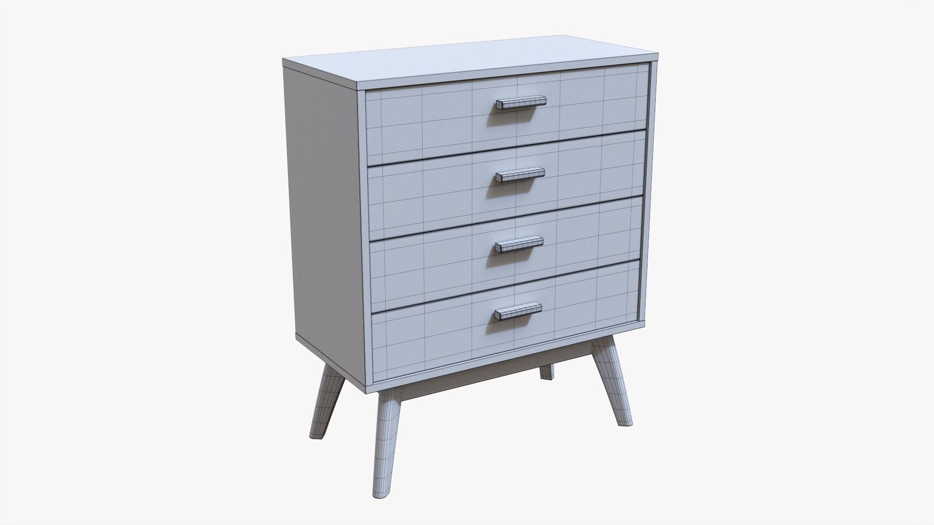 Chest of drawers 02 3D model_6