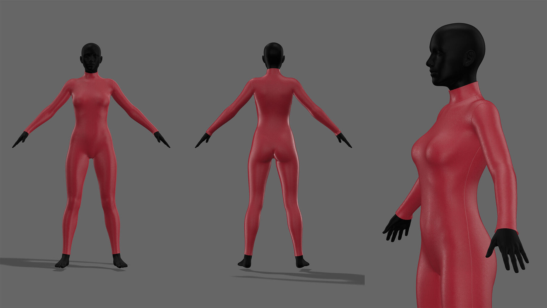 SUPERHERO SUITS genesis 8 male female highpoly 3D model_4