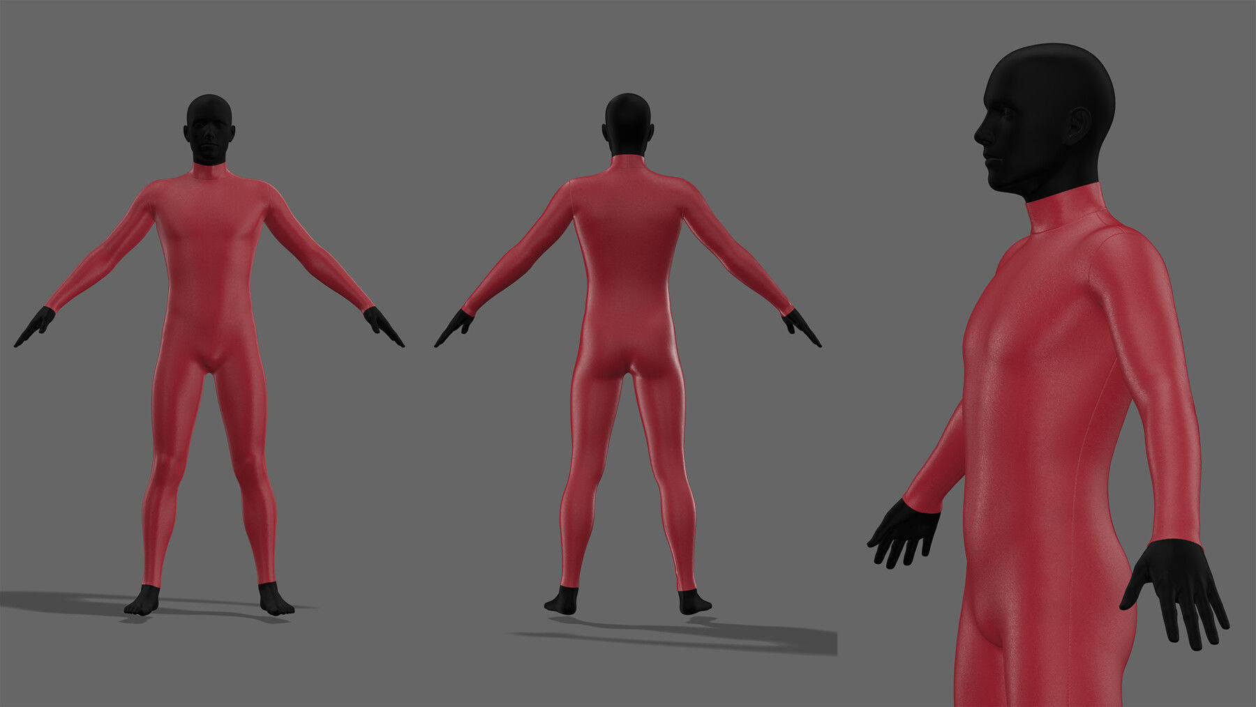 SUPERHERO SUITS genesis 8 male female highpoly 3D model_5