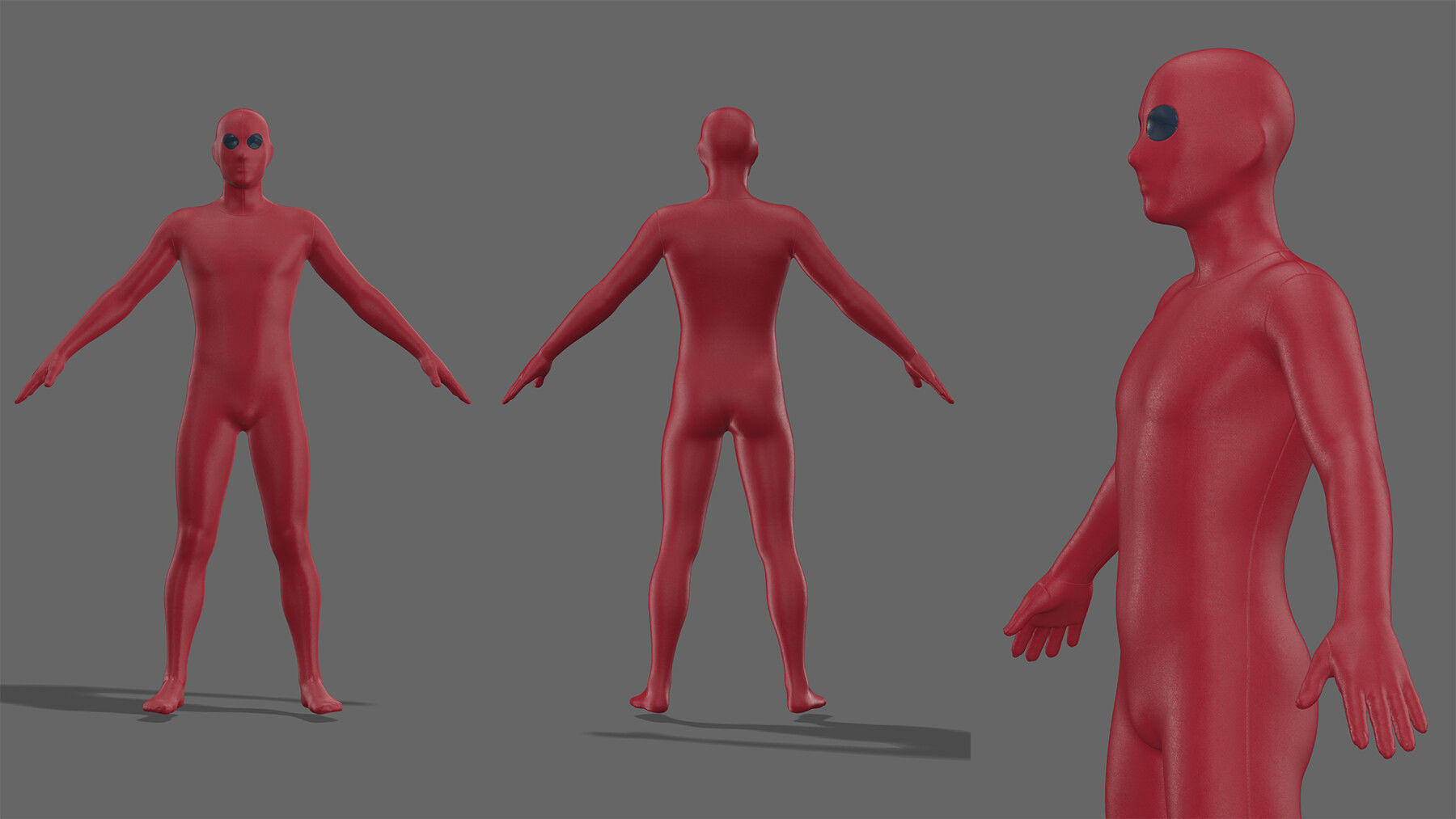 SUPERHERO SUITS genesis 8 male female highpoly 3D model_2