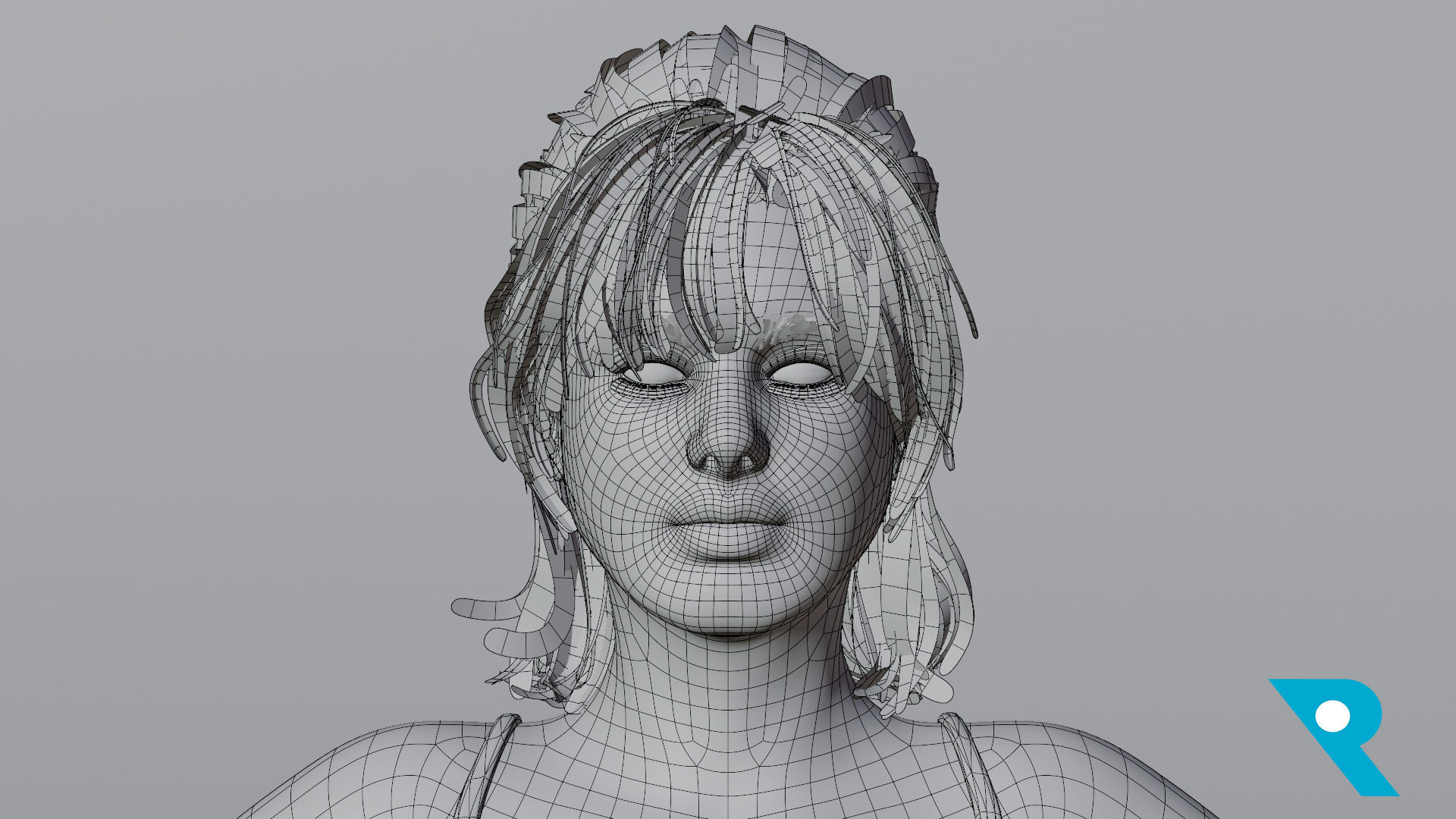 Realistic Female Character - Netty 3D model_15