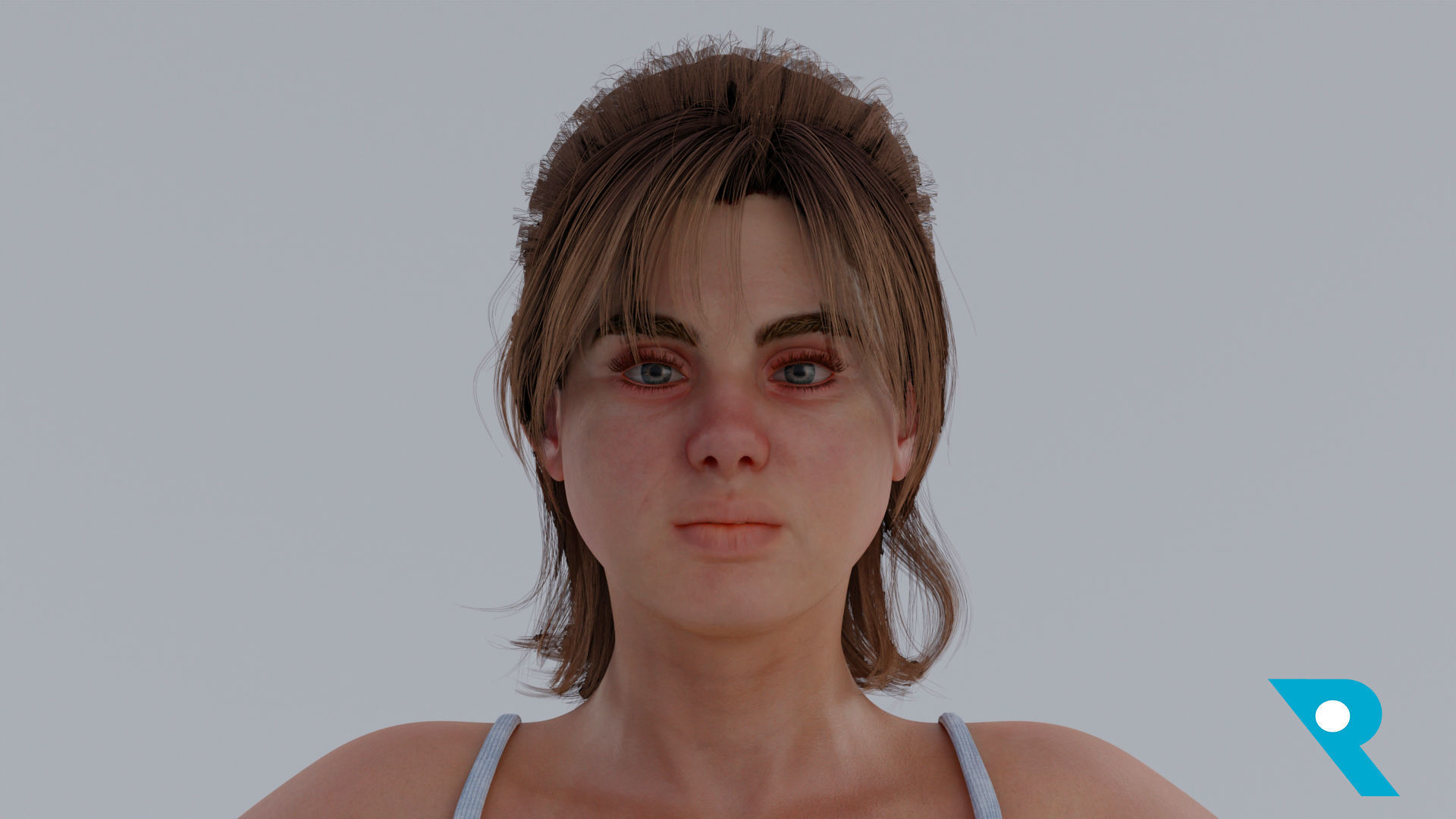 Realistic Female Character - Netty 3D model_13
