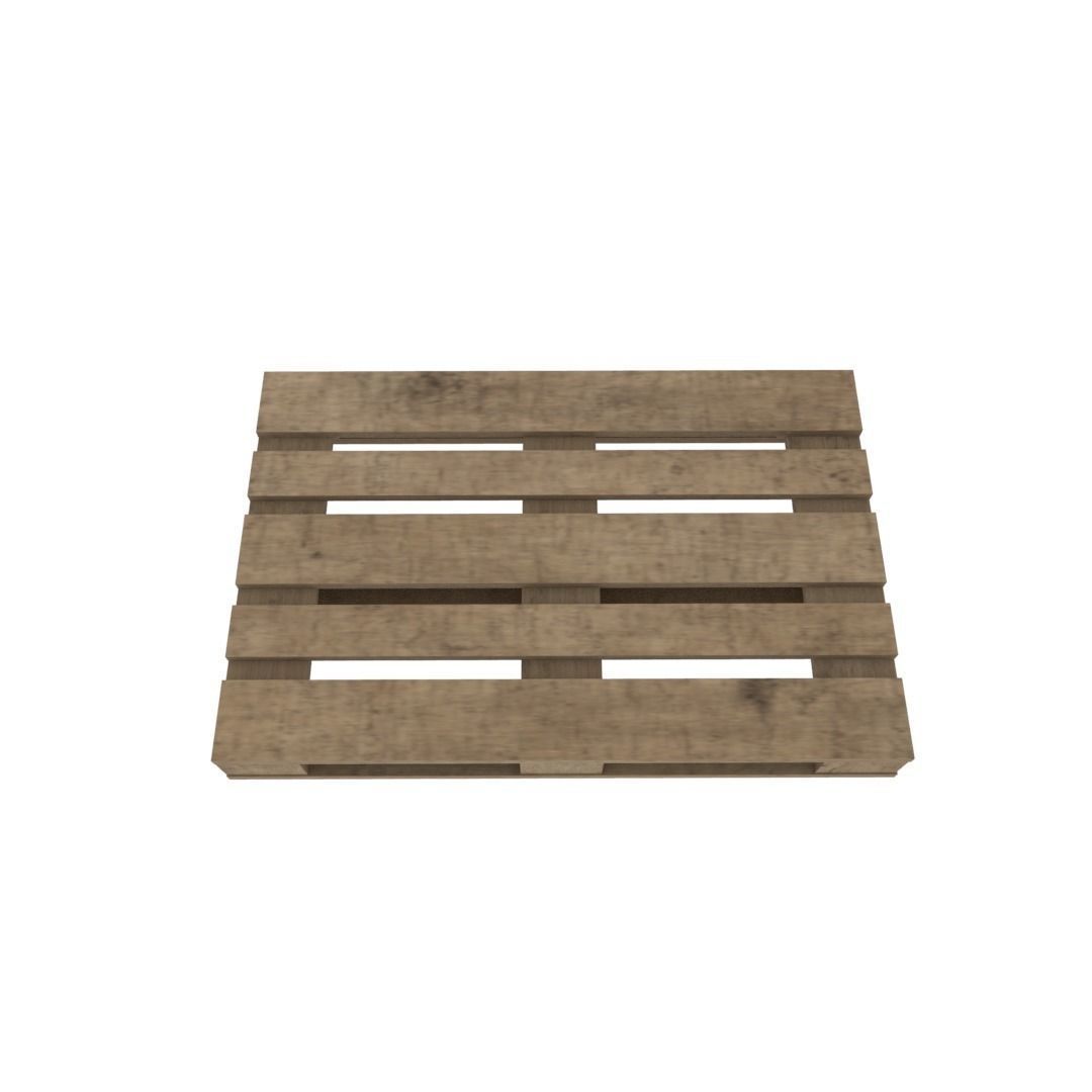 Europallet wooden pallet Free low-poly 3D model_9