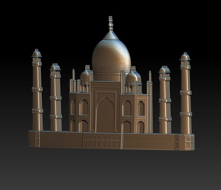 Taj Mahal 3D print model_8