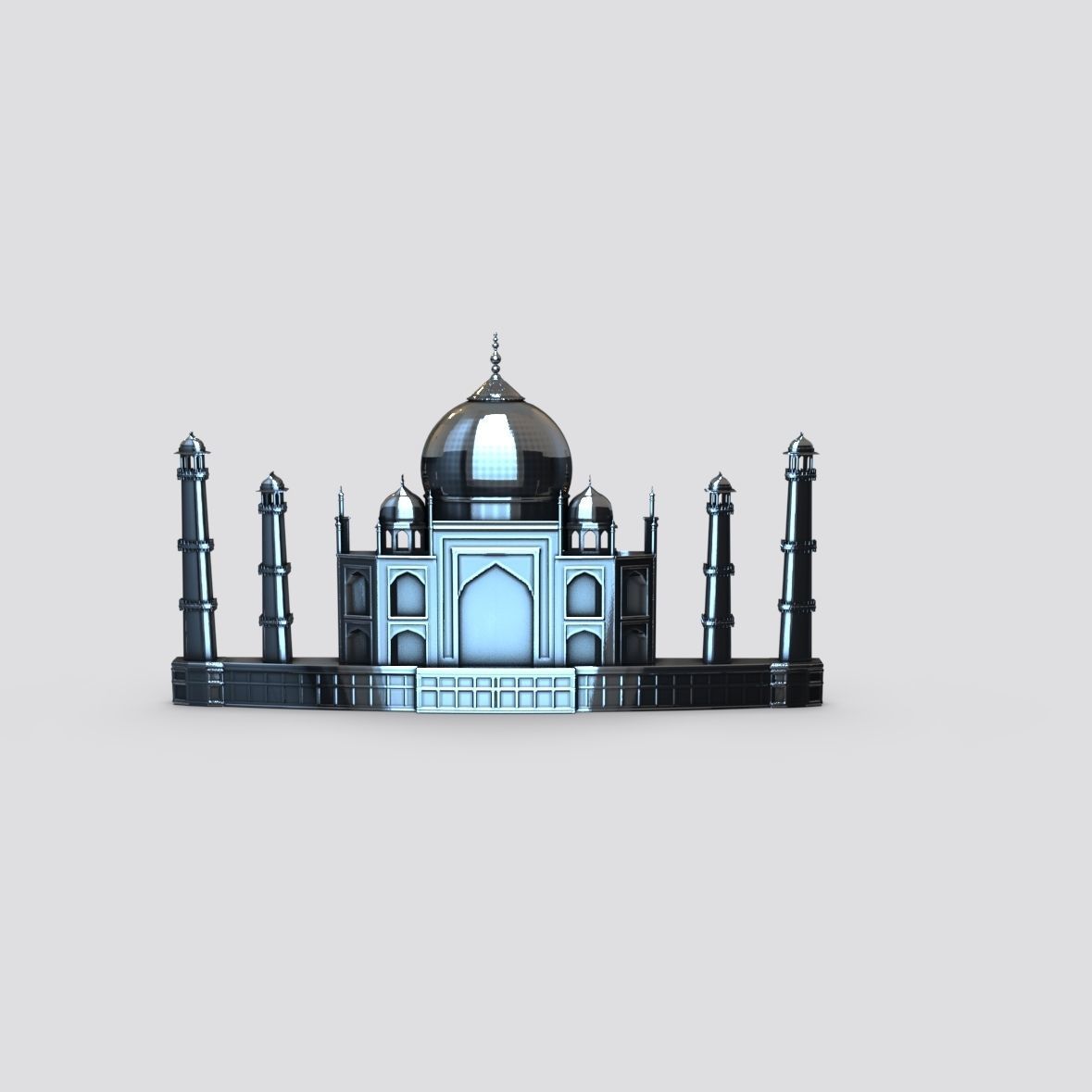 Taj Mahal 3D print model_1