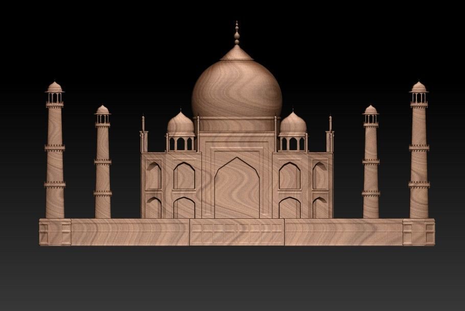 Taj Mahal 3D print model_9
