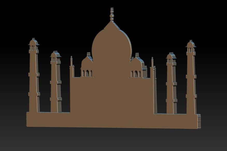 Taj Mahal 3D print model_11