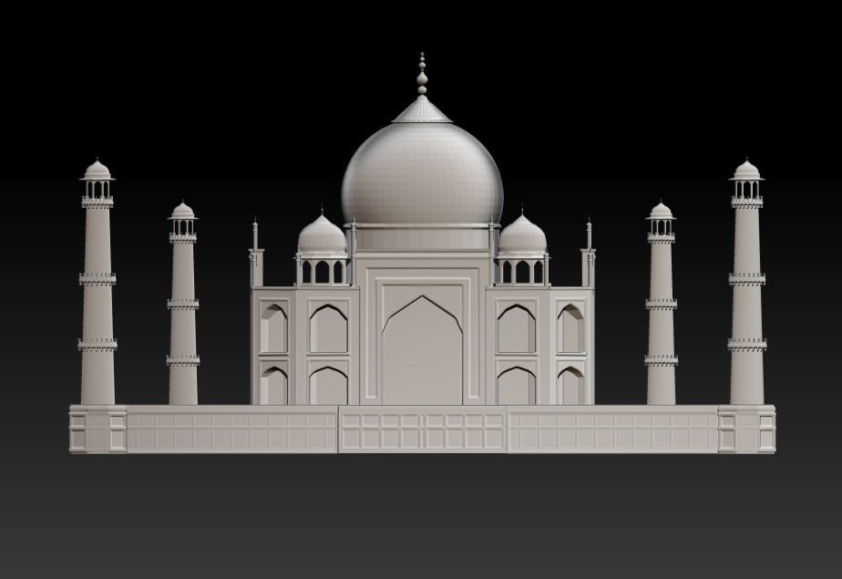 Taj Mahal 3D print model_10