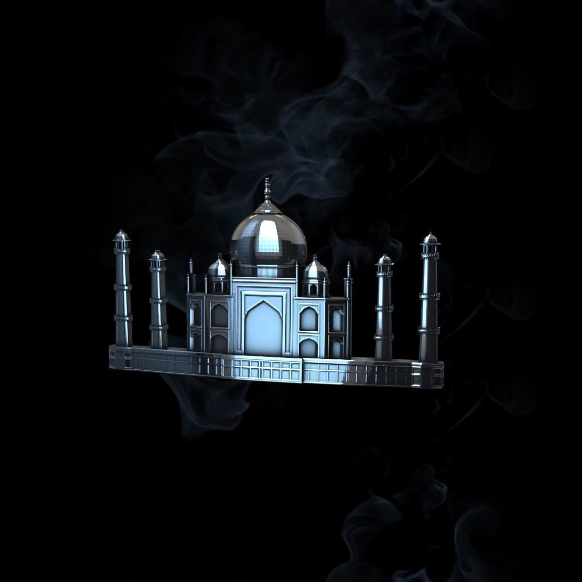 Taj Mahal 3D print model_3