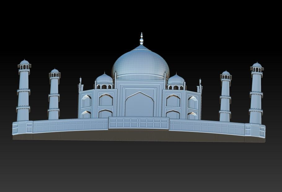Taj Mahal 3D print model_5