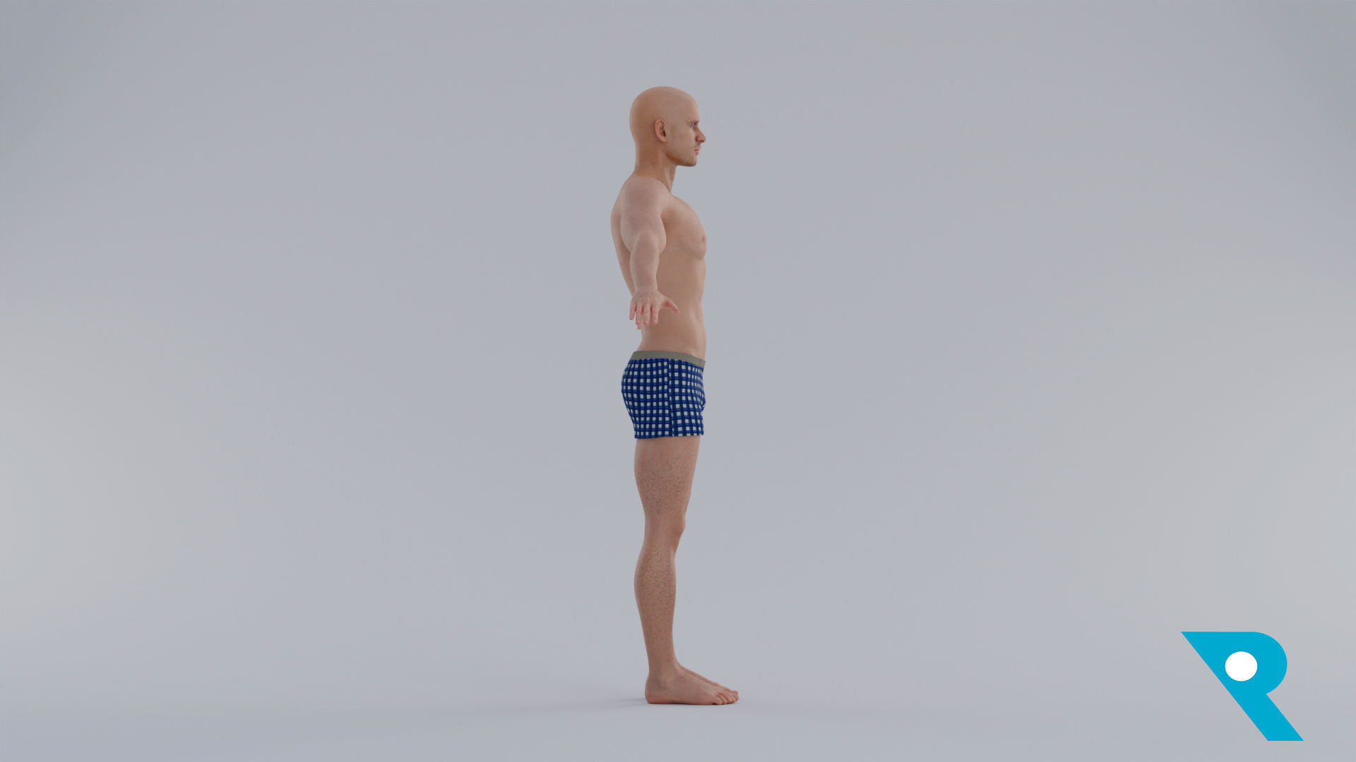 Realistic Male Character - Marcelino 3D model_3