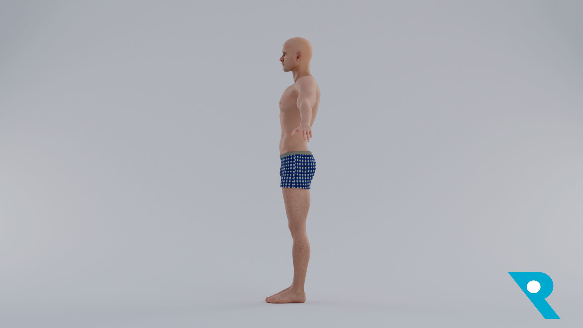Realistic Male Character - Marcelino 3D model_4