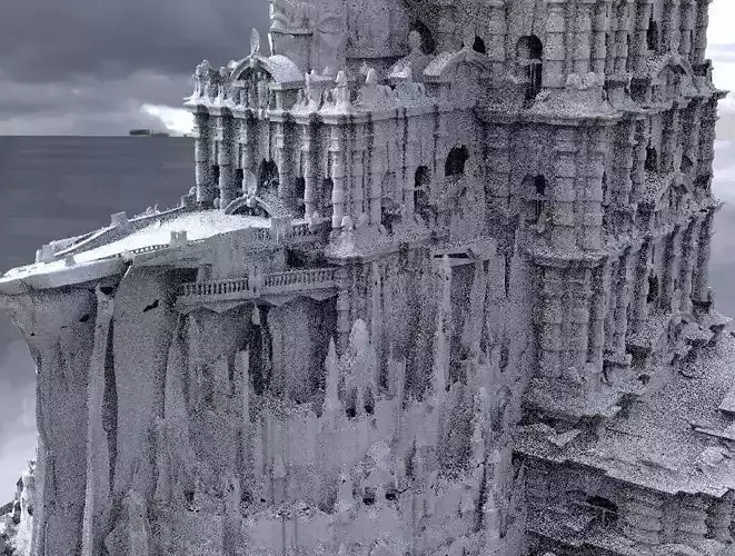 Aztec Temple of learning 3D model