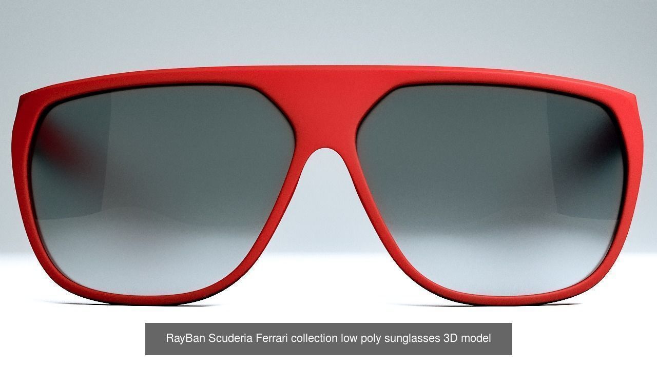 Fashion sunglasses 3D Model Collection_1