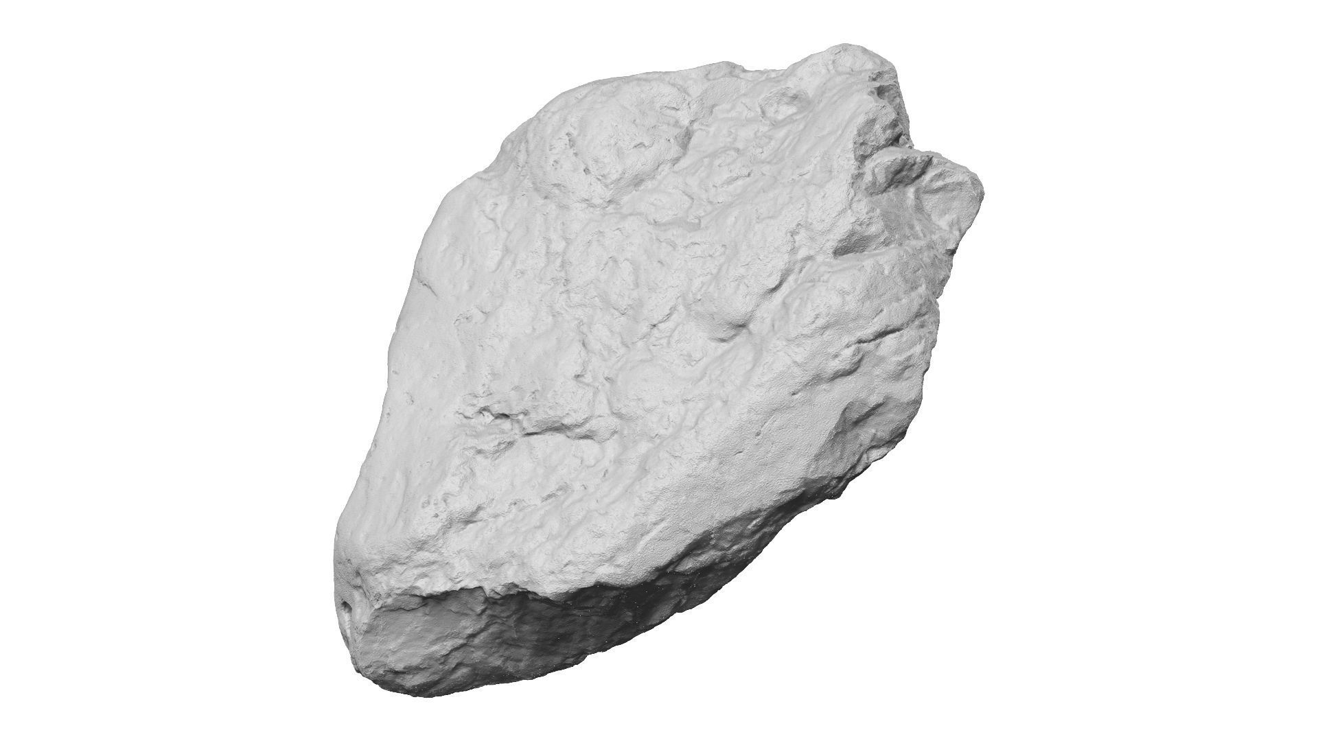 Natural Rock Raw Scanned 3D model_1