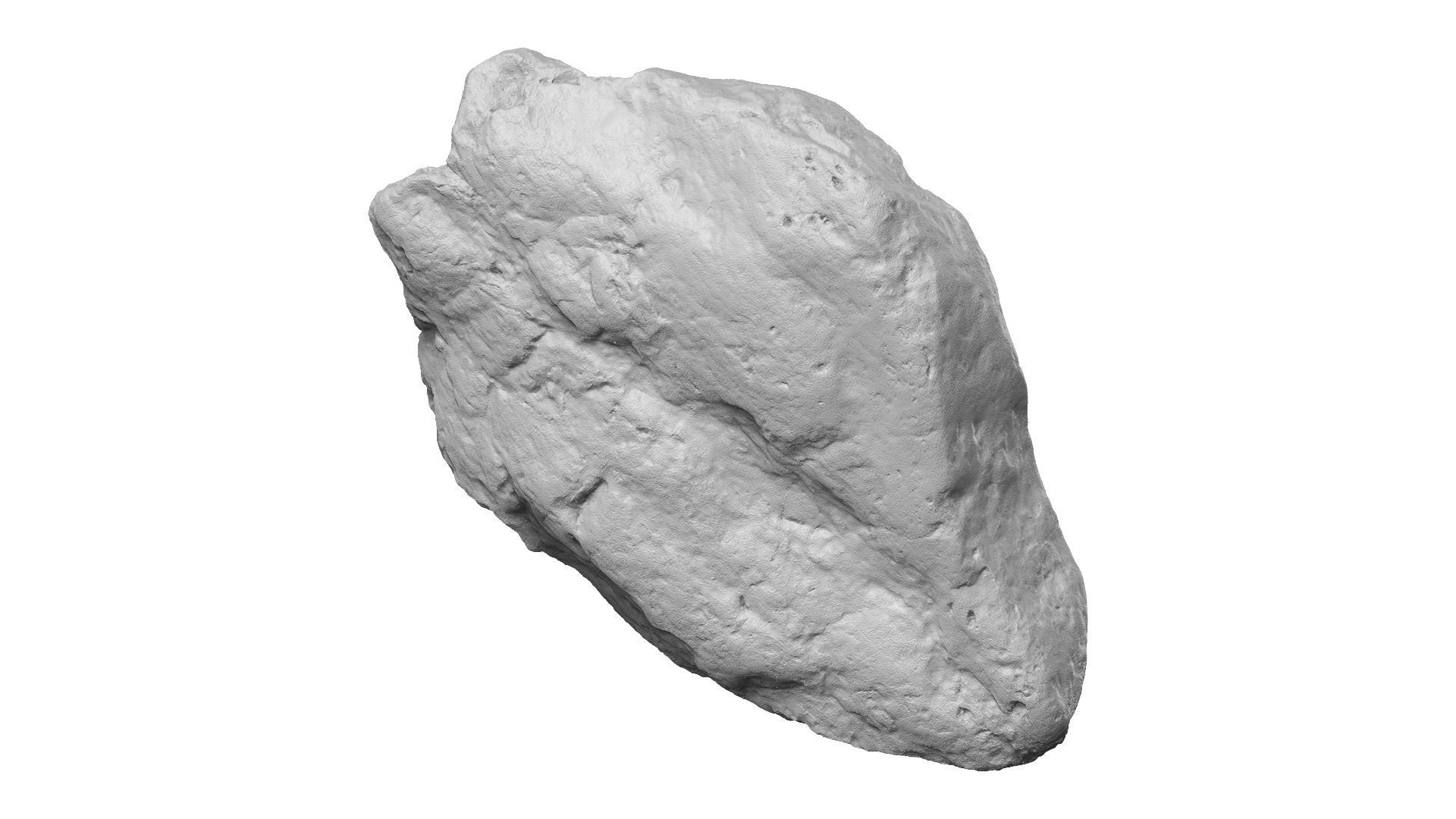 Natural Rock Raw Scanned 3D model_11