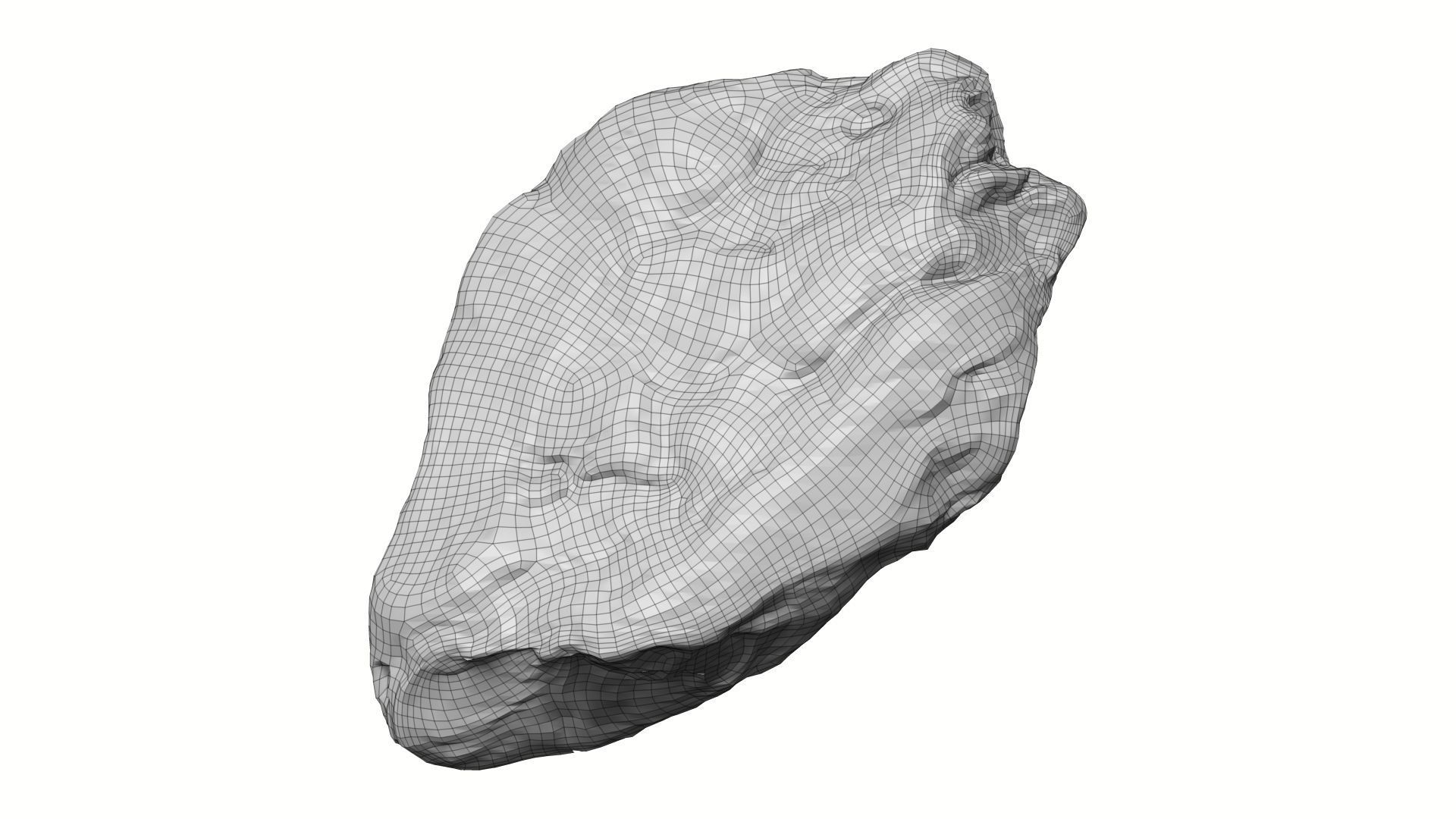 Natural Rock Raw Scanned 3D model_7