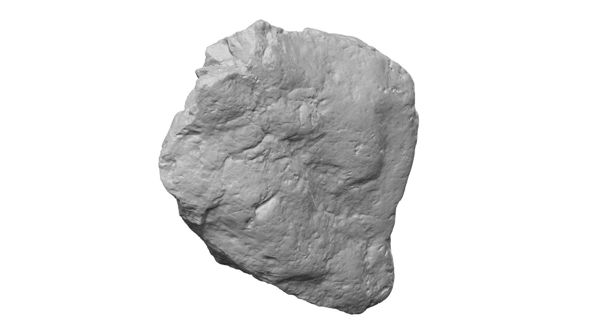 Natural Rock Raw Scanned 3D model_12